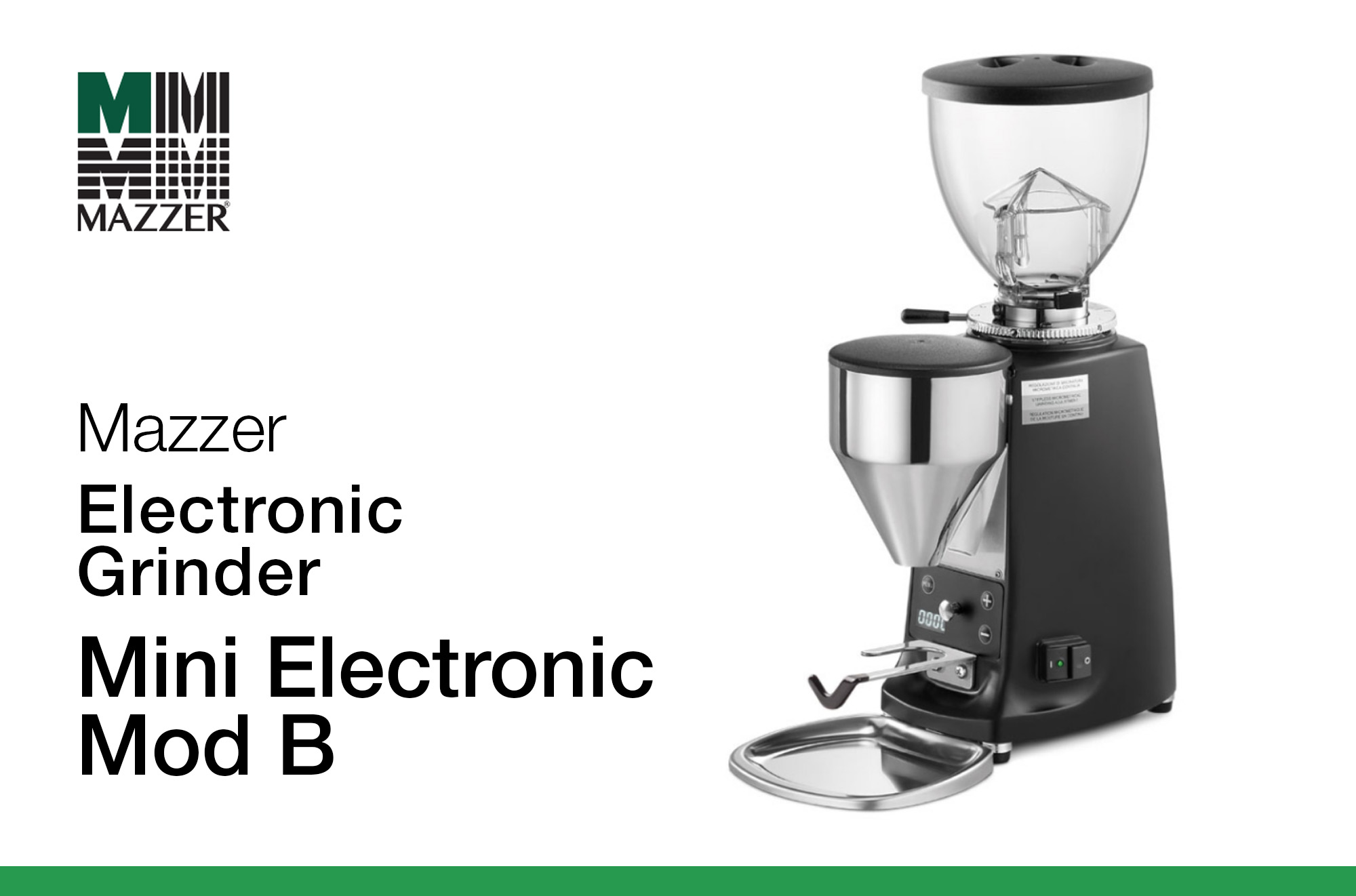 Mazzer Mini Electronic Mod B Grinder espressotech